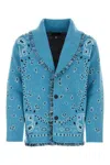 Alanui Bandana Jacquard Fringed Cardigan In Printed