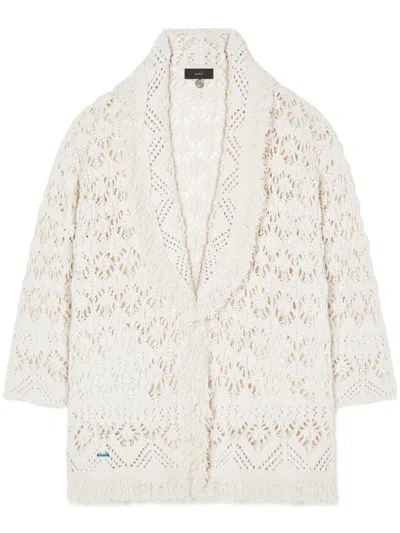 Alanui Lagoon Romance Cardigan Clothing In White