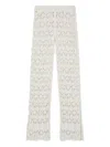 Alanui Lagoon Romance Trousers In White
