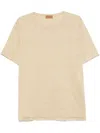 Alanui Linen T-shirt In Neutrals