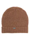 Alanui Logo-plaque Beanie In Brown