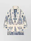 Alanui Echoes Of The Island Belted Cardi-coat In Multi