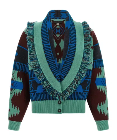 ALANUI LONG-SLEEVE OPEN-FRONT CARDIGAN