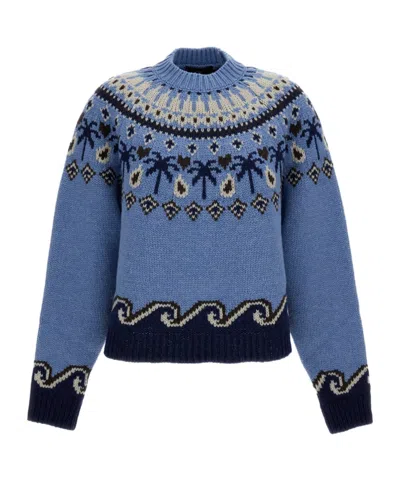 Alanui Long-sleeved Sweater In Multi
