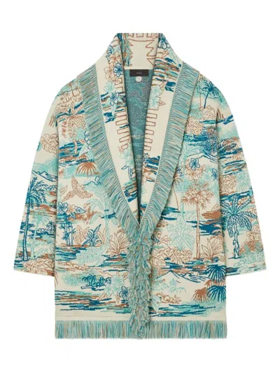 Alanui `lost In Paradise` Cardigan In Multi