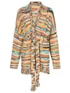 Alanui Madurai Striped Cardigan In Multicolor