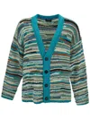 Alanui Embroidered Cotton Blend Madurai Cardigan In Multicolor