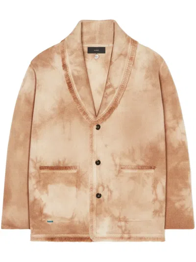 Alanui Magic Journey Logo-plaque Cardigan In Neutrals