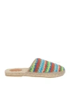 Alanui Man Espadrilles Azure Size 9 Textile Fibers In Blue