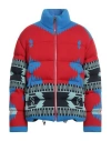 Alanui Icon Jacquard Padded Jacket In Red