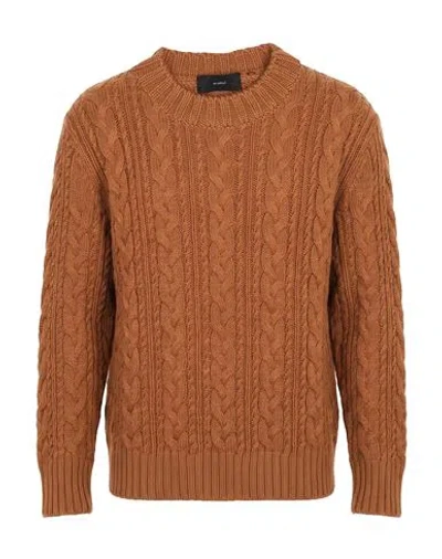 Alanui Man Sweater Brown Size M Virgin Wool