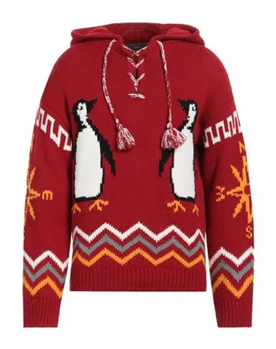 Alanui Man Sweater Red Size M Virgin Wool