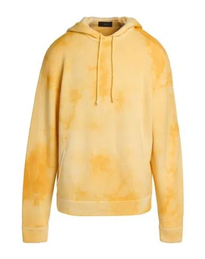 Alanui Man Sweater Yellow Size Xl Virgin Wool