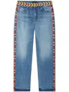 Alanui Memories Of The Savannah Jeans In Blue