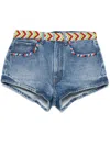 Alanui Memories Of The Savannah Shorts In Blue