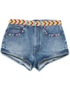 Alanui Memories Of The Savannah Shorts In Blue