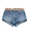 Alanui Memories Of The Savannah Shorts In Blue