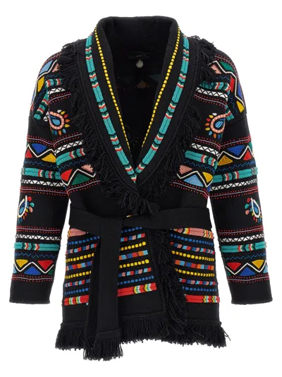Alanui Memories Of The Savannah Sweaters And Cardigans In Printed