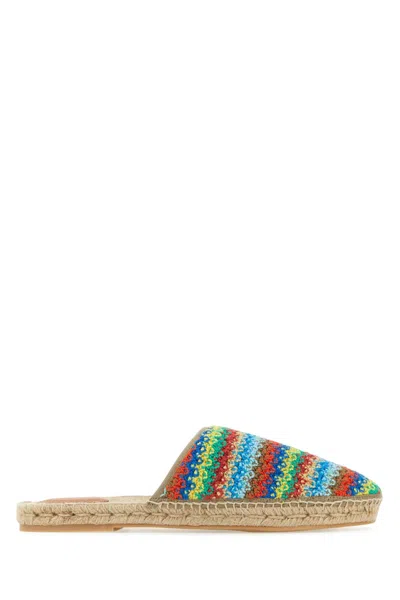ALANUI ALANUI MEN'S CROCHET OVER THE RAINBOW ESPADRILLES
