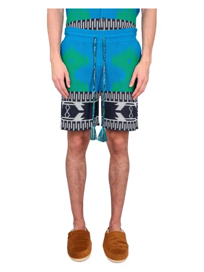 ALANUI MEN'S PIQUET BERMUDA SHORTS | SIZE MEDIUM | LMHM003
