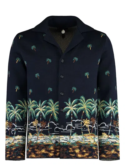 ALANUI MEN'S THE TALE OF A HAWAIIAN VIRGIN WOOL OVERSHIRT