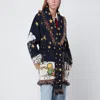 Alanui Midnight Blue The Little Prince Cardigan In Multi