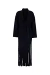 Alanui Fringe Detailed Wool Blend Coat