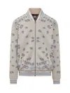 Alanui Stripe-patterned Bomber Jacket In Multi