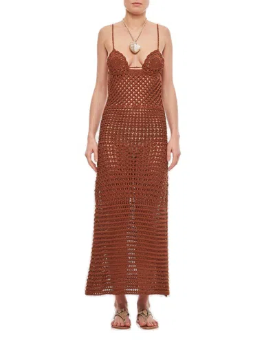 ALANUI MOTHER NATURE CROCHET DRESS