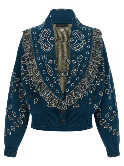 ALANUI MULTICOLOR BANDANA THISTLE BOMBER CARDS