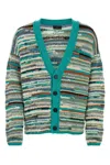 Alanui Embroidered Cotton Blend Madurai Cardigan In Multicolor