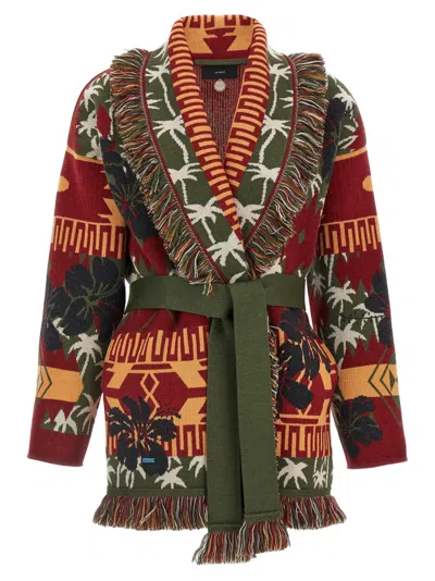 ALANUI MULTICOLOR HIBISCUS BLOOM CARDIGAN