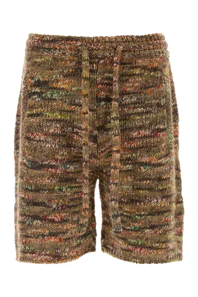 ALANUI BERMUDA GRUNGE BEAT IN MISTO LANA MULTICOLOR UOMO