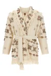 Alanui Ocean Dream Fringe Cardigan With Shell Embellishments