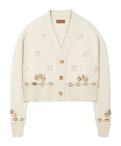 ALANUI ALANUI OCEAN DREAM CROPPED CARDIGAN