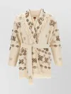 Alanui Ocean Dream Fringe Cardigan With Shell Embellishments