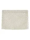 Alanui Open-knit Skirt In Silber