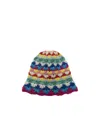 Alanui Over The Rainbow Knitted Hat In Multicolor