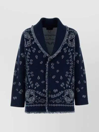 ALANUI OVERSIZED CARDIGAN WITH SHAWL COLLAR AND FRINGES