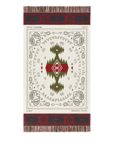 Alanui Paisley-jacquard Blanket In Multi