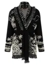 Alanui Palm Grove Tales Cardigan In Black