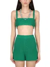 Alanui Caribbean Vibes Crochet Knit Top