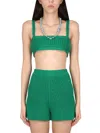 Alanui Palm Springs Bralette In Green