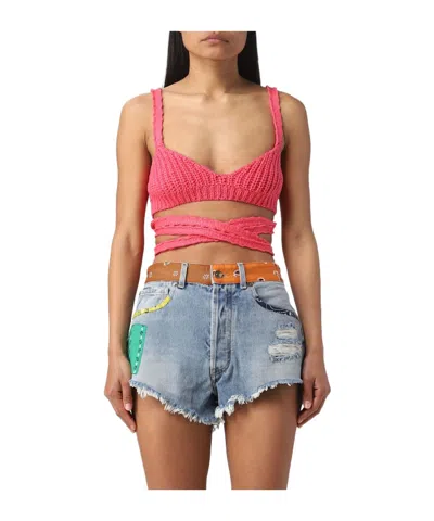 Alanui Palm Springs Knitted Top In Multicolor