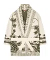 Alanui Palm-tree Fringe Cardigan In Multi
