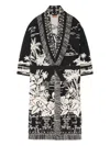 Alanui Palm Grove Tales Coat In Black