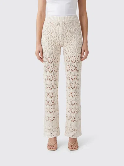 Alanui Pants Woman  In White