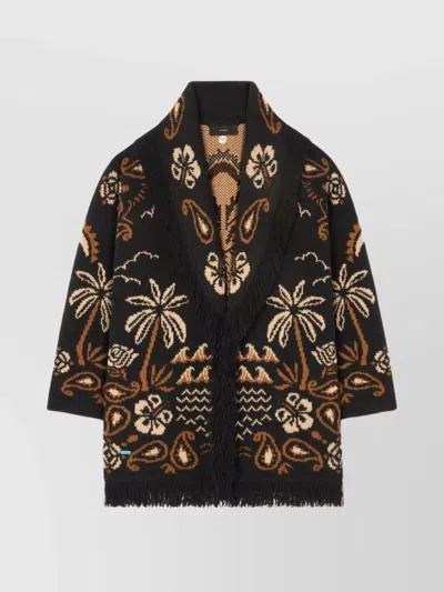 ALANUI PARADISE KNIT WOOL AND CASHMERE CARDIGAN