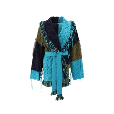 ALANUI ALANUI PATCHWORK CARDIGAN