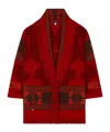 Alanui Cardigan Mit Jacquardmuster In Red